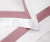 Наволочка Sharmes Prime (Белый/Темно-розовый) 70х70 см