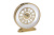 Часы настольные круглые на подставке золотые 79MAL-5730-32G